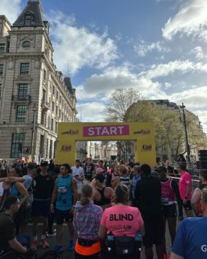 Arabella Chi Instagram - Still buzzing off todays energy , the support and the atmosphere of the crowd while running the @londonlandmarkshalf is a feeling I will never forget 🏃🏼‍♀️. At times it was hard but I was just thinking of everyone that has donated and exceeded my target helping me raise £2500 to the amazing @prostatecanceruk charity ✨