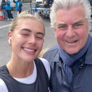 Arabella Chi Instagram - Still buzzing off todays energy , the support and the atmosphere of the crowd while running the @londonlandmarkshalf is a feeling I will never forget 🏃🏼‍♀️. At times it was hard but I was just thinking of everyone that has donated and exceeded my target helping me raise £2500 to the amazing @prostatecanceruk charity ✨