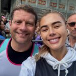 Arabella Chi Instagram - Still buzzing off todays energy , the support and the atmosphere of the crowd while running the @londonlandmarkshalf is a feeling I will never forget 🏃🏼‍♀️. At times it was hard but I was just thinking of everyone that has donated and exceeded my target helping me raise £2500 to the amazing @prostatecanceruk charity ✨