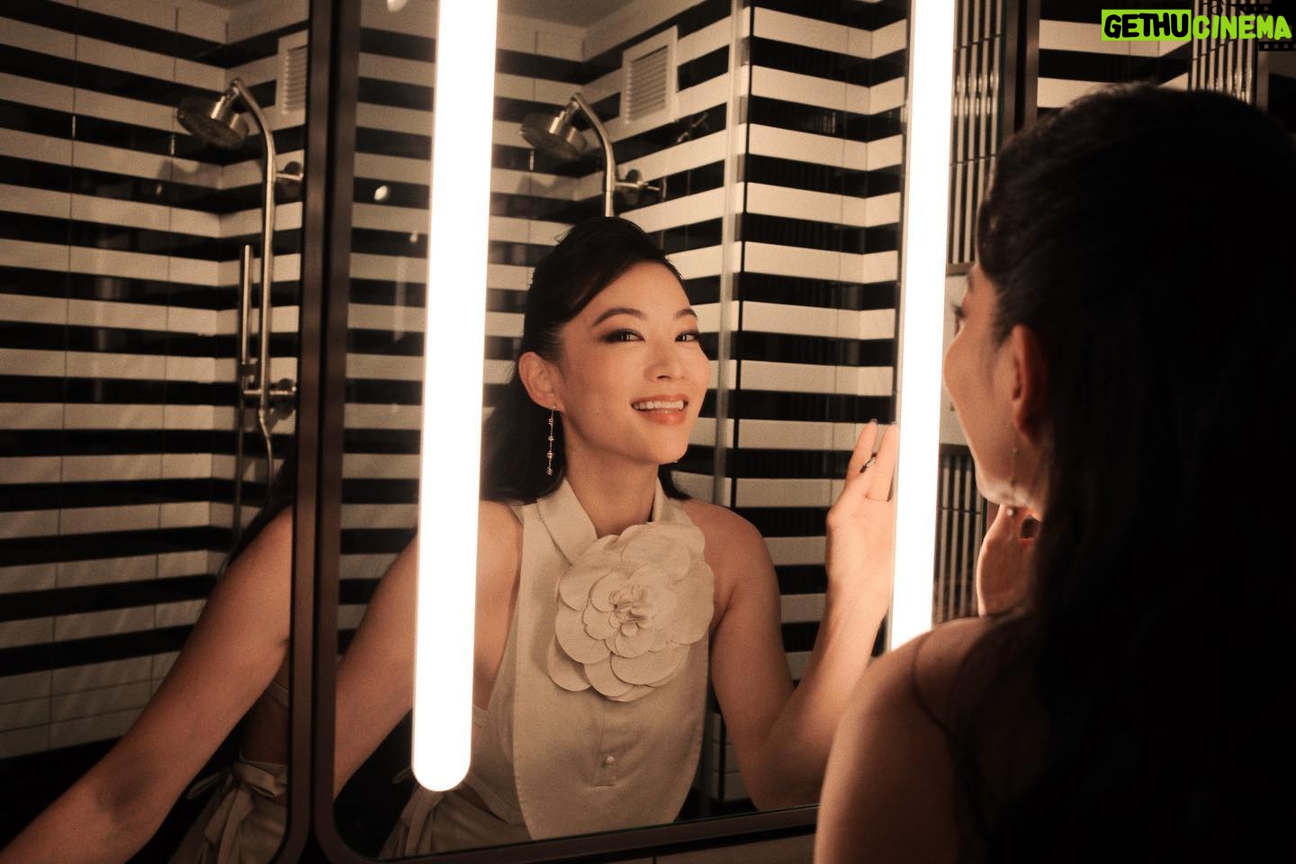 Arden Cho Instagram - Last week was a blur! But good times in NY, thanks for these get ready snaps @its.bellatan
