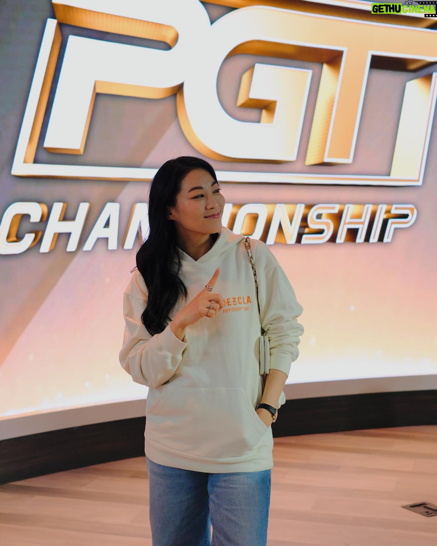Arden Cho Instagram - Played the PGT Championship yesterday thanks to @eatmezcla one of the sponsors for @pokergo @pokergonews. Such a cool experience playing with the best of the best in poker. I was the only woman to play and somehow made it to the final 6. Every table was tough and I’m sure today’s final table will be the toughest! But I’m so happy to have it made this far, I won’t lie… it would be a dream to win first! I know it’s a long shot against all the super pros but hey, amateurs can get lucky as well 😜 and that’s why we love poker! Hoping for a pure run good today 🍀 wish me luck!