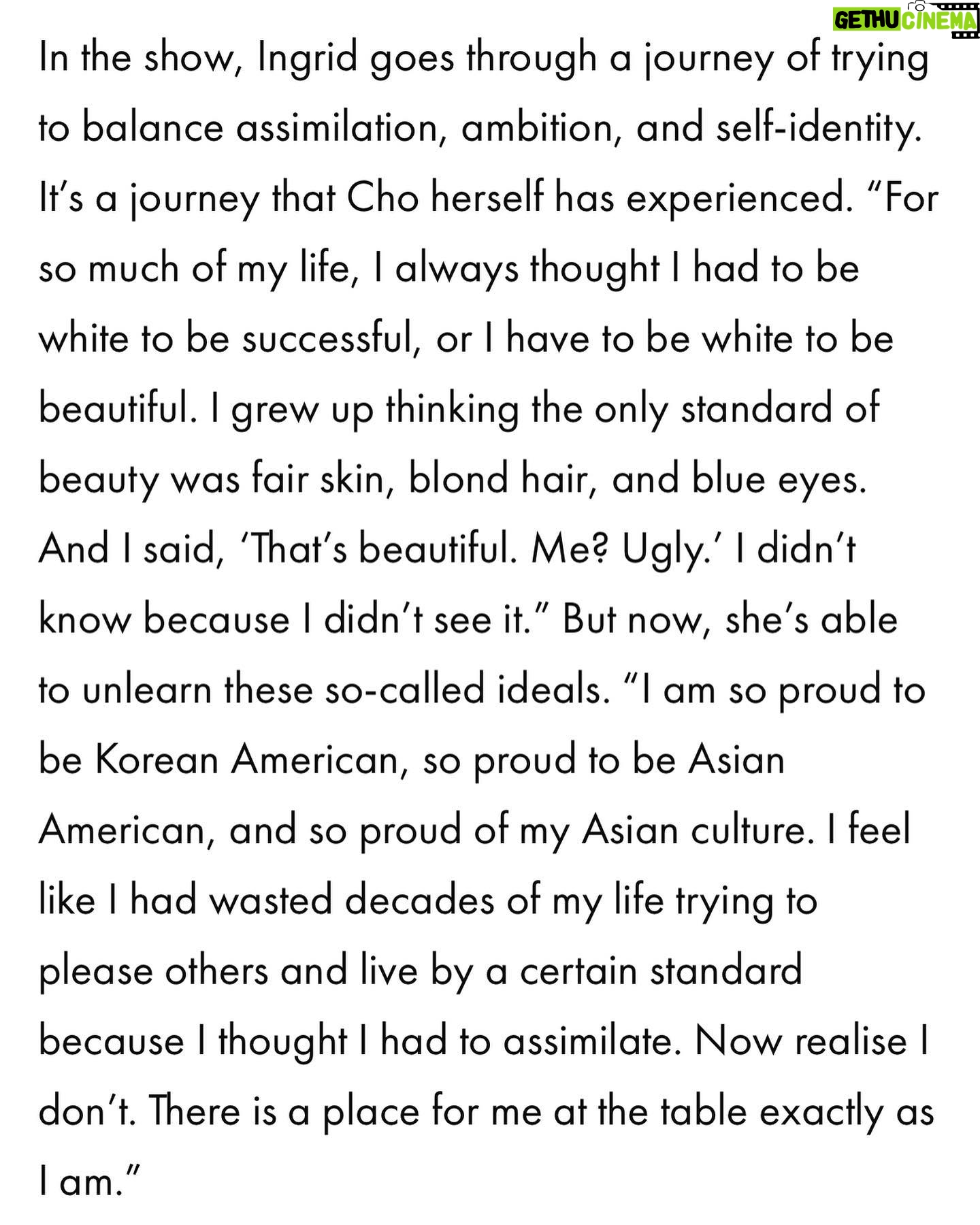 Arden Cho Instagram - Crying reading this, thank you @ellesingapore “Arden Cho is the main character we’ve been waiting for” (link in story for full article)