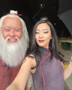 Arden Cho Instagram - Our jobs can be silly but truly special. I’ve met so many incredible people along the way. Fun facts, I’ve known @csleeofficial for over a decade and this isn’t our first time working together! CS played my baby daddy 6 years ago on NBC’s Chicago Med. Who remembers Emily & Bernie? Now he’s Avatar Roku!! So fun working with friends again in a different world. ⁣ ⁣ Many of you know @thetamlyntomita played the incredible Noshiko on Teenwolf, my 900 year old Kitsune mother. What fun adventures we had there, sadly Kira got forgotten in the desert but I made a sister for life on that show! Can’t tell you how thrilled we are to be a part of the same world again. I loved watching momma Yukari crush it with Suki @mariaxzhang and hope we all get to play again soon! Swipe to the end to see the Yukimura’s over 10 years ago! Keep on watching so we don’t get abandoned in the desert 🤭♥️ how long can @avatarnetflix be the #1 watched show in the world? ⁣ ⁣ We shot this like 2 years ago so I have to dig for all the #bts do I dare share more???