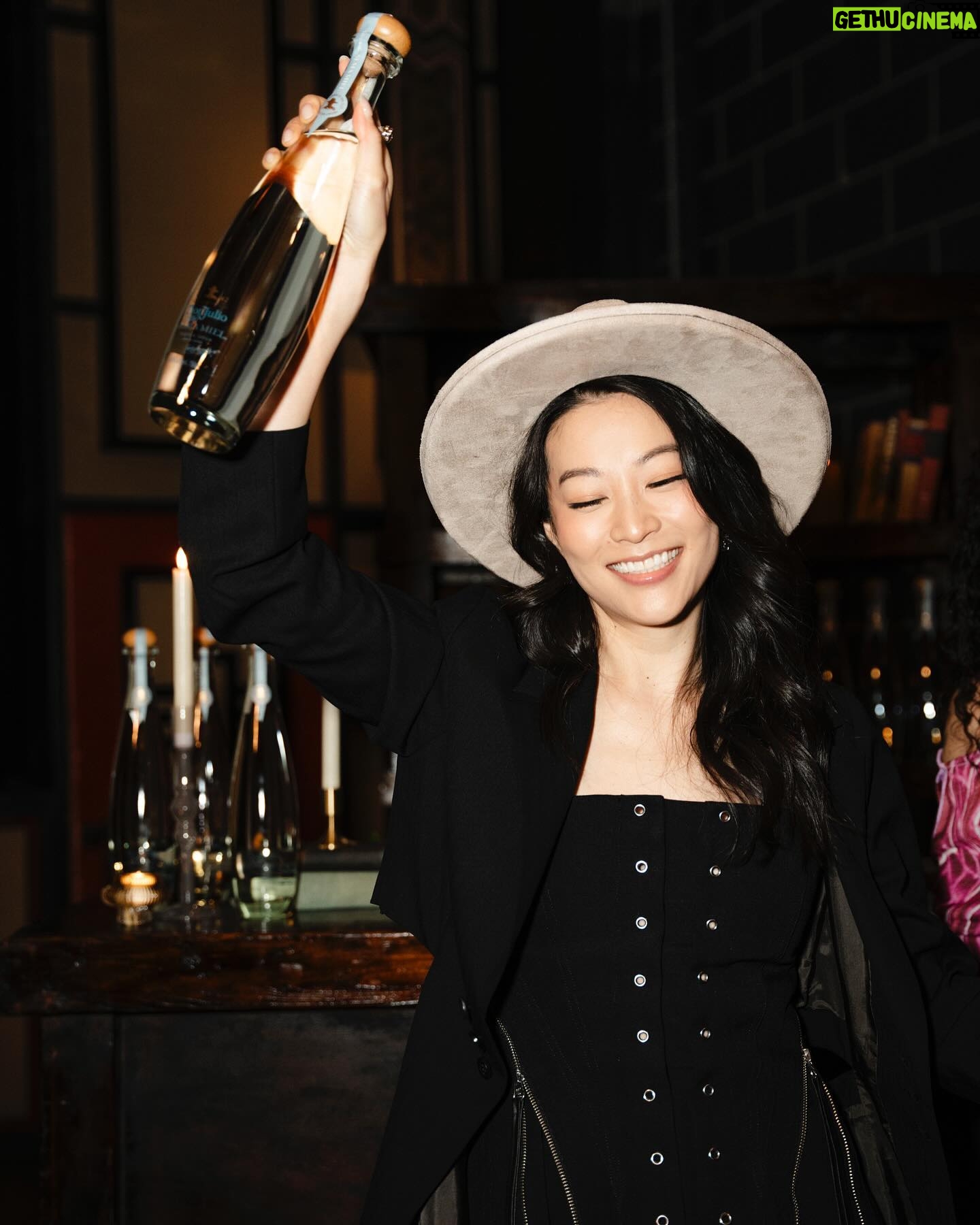Arden Cho Instagram - #ad What an incredible night of unforgettable food, incredibly smooth tequila & great company! We had so much fun celebrating the new Tequila Don Julio Alma Miel @donjuliotequila My belly is full & I’m happy! Cheers! DON JULIO Tequila. 40% Alc/Vol. Imported by Diageo Americas, New York, NY. Sip responsibly. Don’t share w/ under 21.