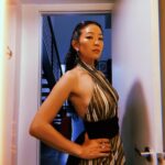 Arden Cho Instagram – Got all glammed up for the @toryburch   @glamourmag lunch celebrating the amazing women nominated for Emmy’s! Now I’m off to NY! See ya in the big 🍎