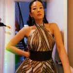 Arden Cho Instagram – Got all glammed up for the @toryburch   @glamourmag lunch celebrating the amazing women nominated for Emmy’s! Now I’m off to NY! See ya in the big 🍎