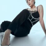 Arden Cho Instagram - Hope everyone had a lovely Christmas. I’m so full I can’t move. Let me just lay around for the next few days in style...       Photo: @lianehurvitz_photographer    Styling: @meggysmithstylist   Glam: @shellarubymartin   Retouch: @hanako.retoucher
