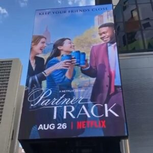 Arden Cho Instagram - Can’t believe it’s already November.. Just 2 months ago #PartnerTrack dropped on @netflix. Never imagined our show hitting #1 all over the world, or billboards in Times Square   Hollywood. Even had a cake with Ingrid on it & got to be on the Today Show. I’ve been having so much fun dressing up & doing press all around the world. Thank you to everyone who took the time to watch our show, I’m truly grateful for all the support. Thank you for all the new memories & new experiences. 2022 will be a year to remember…