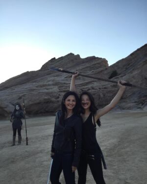Arden Cho Instagram - Our jobs can be silly but truly special. I’ve met so many incredible people along the way. Fun facts, I’ve known @csleeofficial for over a decade and this isn’t our first time working together! CS played my baby daddy 6 years ago on NBC’s Chicago Med. Who remembers Emily & Bernie? Now he’s Avatar Roku!! So fun working with friends again in a different world. ⁣
⁣
Many of you know @thetamlyntomita played the incredible Noshiko on Teenwolf, my 900 year old Kitsune mother. What fun adventures we had there, sadly Kira got forgotten in the desert but I made a sister for life on that show! Can’t tell you how thrilled we are to be a part of the same world again. I loved watching momma Yukari crush it with Suki @mariaxzhang and hope we all get to play again soon! Swipe to the end to see the Yukimura’s over 10 years ago! Keep on watching so we don’t get abandoned in the desert 🤭♥️ how long can @avatarnetflix be the #1 watched show in the world? ⁣
⁣
We shot this like 2 years ago so I have to dig for all the #bts do I dare share more???