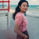 Arden Cho Instagram – Pink pink for #CHANELCruise 2022/23 @chanelofficial #CHANELinMiami @welovecoco ❤️