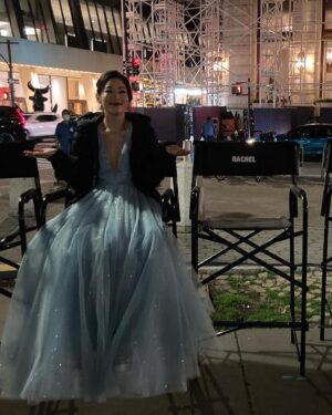 Arden Cho Instagram - Continuity checks, late nights filming #PartnerTrack, the infamous dress montage we barely got @julieannerobinsondirector I was READY 😘… thanks for sending me these @babycaro_lion not sure why I’m always doing 🤷🏻‍♀️ it’s all a blur… if you want us to do it again. Go tell the mothership @netflix to #RenewPartnerTrack