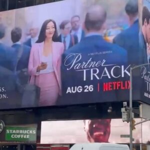 Arden Cho Instagram - Can’t believe it’s already November.. Just 2 months ago #PartnerTrack dropped on @netflix. Never imagined our show hitting #1 all over the world, or billboards in Times Square   Hollywood. Even had a cake with Ingrid on it & got to be on the Today Show. I’ve been having so much fun dressing up & doing press all around the world. Thank you to everyone who took the time to watch our show, I’m truly grateful for all the support. Thank you for all the new memories & new experiences. 2022 will be a year to remember…