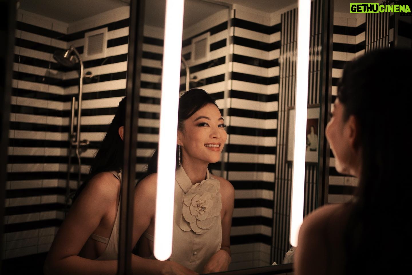 Arden Cho Instagram - Last week was a blur! But good times in NY, thanks for these get ready snaps @its.bellatan