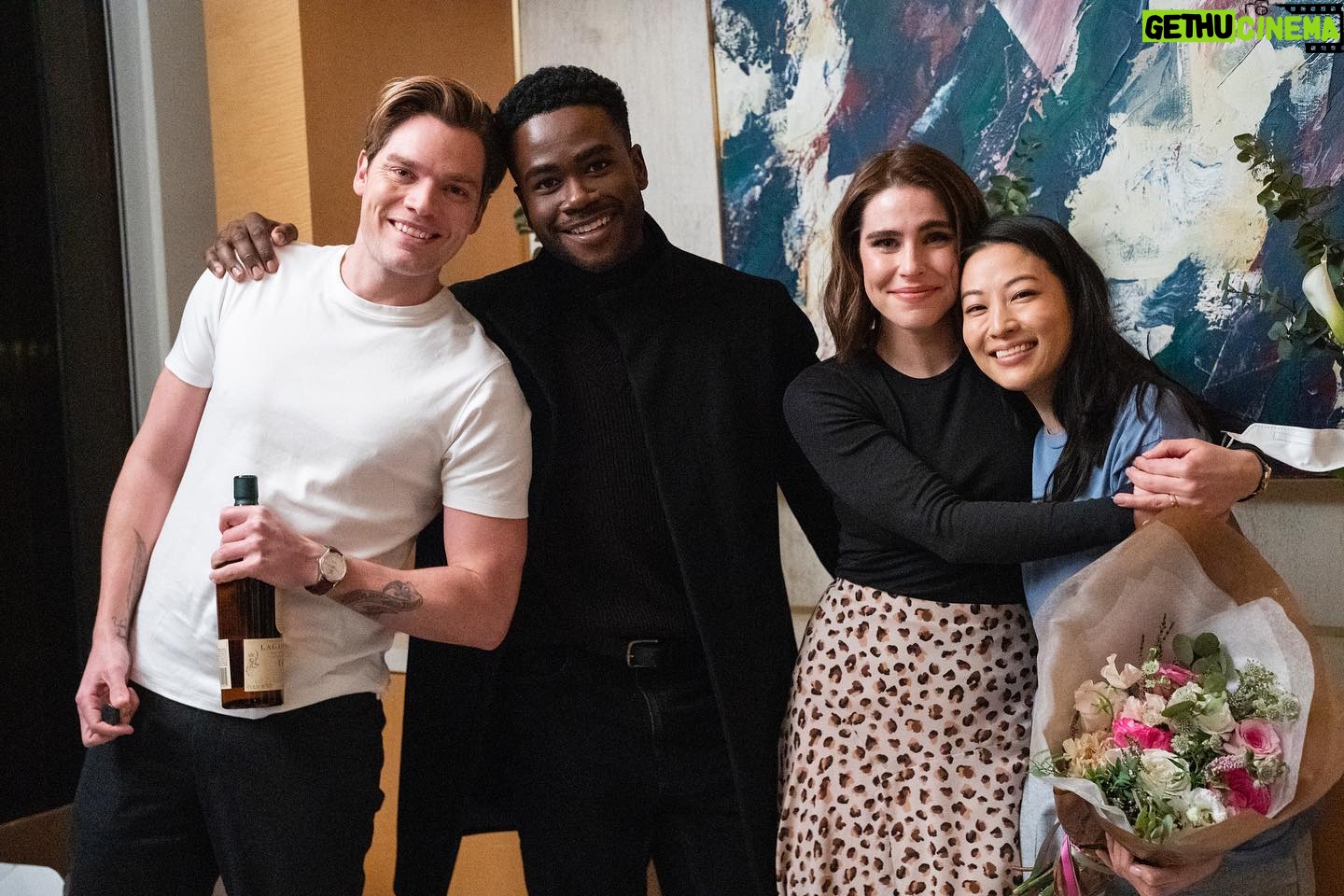 Arden Cho Instagram - From my girls @kimiduncan @blacknblondie who glammed Ingrid every day, to the friends & fam who made set fun. Love y’all! We are the #2 most watched tv show on @netflix in the WORLD! Thank you 💋 let’s keep streaming #PartnerTrack