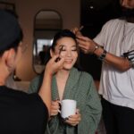 Arden Cho Instagram - Last week was a blur! But good times in NY, thanks for these get ready snaps @its.bellatan