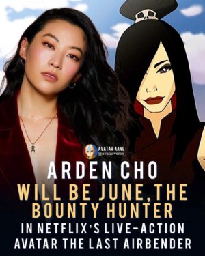 Arden Cho Instagram - Y’all are too sneaky. You guessed it for months but now it’s official! Can’t wait for y’all to see this shirshu riding badass - June is easily one of my favorite characters I’ve ever played! #AvatarTheLastAirBender #netflix
