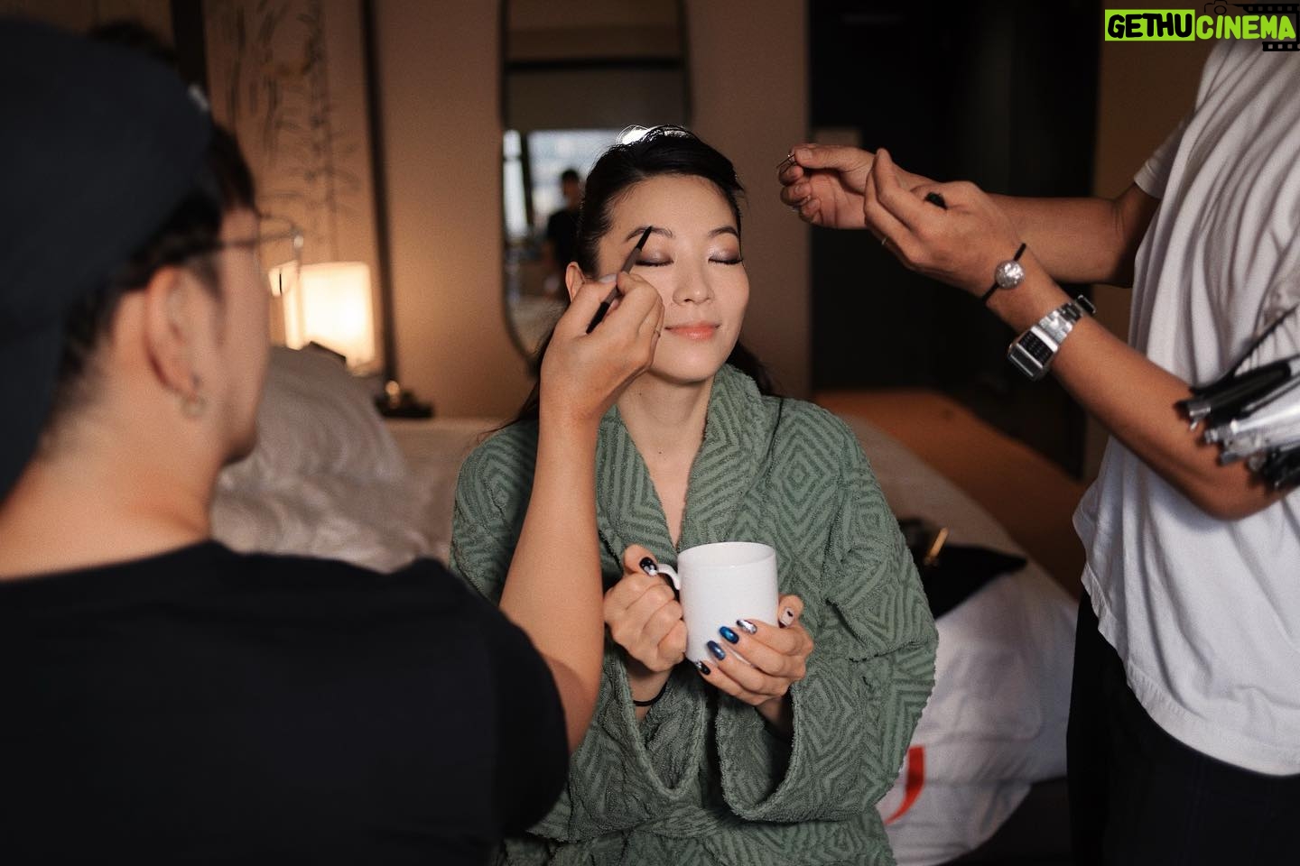 Arden Cho Instagram - Last week was a blur! But good times in NY, thanks for these get ready snaps @its.bellatan