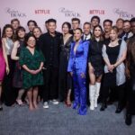 Arden Cho Instagram – Just some of the incredible people behind the making of #PartnerTrack! Wish everyone could be here but these first pics capture the fun & chaos of the night! Couldn’t tag everyone, love you all! See you in 2 days @netflix 📸 @mellylee_