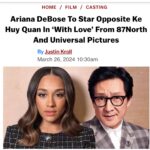 Ariana DeBose Instagram - So excited for this one! Swipe to see how deep my love for @kehuyquan goes.