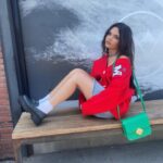 Ariana Greenblatt Instagram - Xoxo @majeparis #majegirl