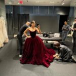 Ariana Greenblatt Instagram - being able to attend the @sagawards nominated alongside my incredible cast will forever blow my mind. thank you so much @verawanggang and the entire team for working so hard in creating my dream dress. It was an honor. @jentioseco @amandaleehair @nailsbyzola @mollyddickson my girls thank you for making me feel so special :) & @jonnymarlow for capturing it all. 🥀