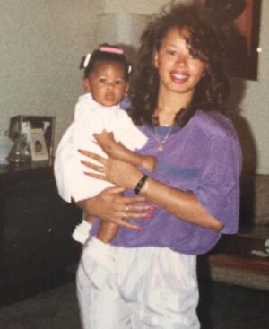 Ariane Nicole Andrew Instagram - Since I like to rock the beat of my own drum, even though yesterday was Mother’s Day, wishing my mom a happy mommy’s day.

To my fire ass mom who always makes me laugh and inspires me to the fullest @tammy_aqua_hs. I love you to the moon and back!

Ps. Shout out to all the moms out there, dad’s who are moms, and people who no longer have their mom’s here on this earth. Remember that you are love and appreciated 🫶🏾