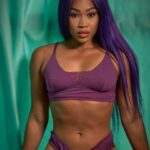 Ariane Nicole Andrew Instagram - Adding a pop of purple to brighten up your feed. 💜✨ #PurpleMagic