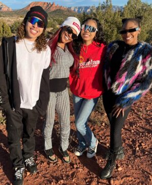 Ariane Nicole Andrew Instagram - Since I like to rock the beat of my own drum, even though yesterday was Mother’s Day, wishing my mom a happy mommy’s day.

To my fire ass mom who always makes me laugh and inspires me to the fullest @tammy_aqua_hs. I love you to the moon and back!

Ps. Shout out to all the moms out there, dad’s who are moms, and people who no longer have their mom’s here on this earth. Remember that you are love and appreciated 🫶🏾