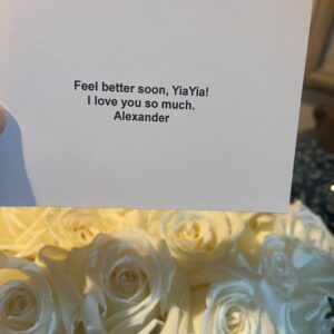Arianna Huffington Instagram - So deeply grateful for all the incredibly kind and thoughtful messages I’ve received over the past week as I’ve been rehabbing my broken shoulder and fractured knee. During this time of recovery, I’ve been practicing my Microsteps and wanted to share some of the tips and wisdom I’ve gotten from so many of you.

I’ve fallen in love with healing foods like chicken feet soup, anti-inflammatory freshly grated ginger tea, turmeric shots, and fresh puréed soup from leafy greens, broccoli, cauliflower and spices (recipe thanks to @monavand). And of course, my favorite avgolemono (Greek chicken lemon soup).

I’ve played with different colors of Play-Doh (for muscle stimulation), applied CVS ice packs, tried new tech gadgets like Erchonia lasers, Celluma LED light therapy (thank you, @chefserenapoon!), Biomat and DJO OL1000 for bone growth stimulation, and used some tried and true basics like essential oils. 

I’ve been finding joy in smelling the fresh roses from my grandson, looking at favorite photos of my daughters and watching my personal @thrive Reset to breathe mindfully and remember all that I’m grateful for. Of course, I’m meditating and reading, reading, reading. Right now I’m in the middle of “Healing Spaces,” by @dresternberg (thank you, @brianlevin!).

And I’m building a whole new wardrobe fit for a broken shoulder — shirts from ReboundWear (thank you for the rec, @deanbaccarelli!), and capes and more capes.

Last but not least, I’ve been remembering to be patient with myself and enjoying the progress I’m making daily (even when it’s small or not even apparent!). And so I’m including here a quote that was sent to me by @drlaurenhodges that applies to life with or without a broken shoulder.