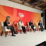 Arianna Huffington Instagram - Loved my conversation at @gogloat Live about how organizations can thrive through change with Laura Powell, Global Head of HR, Wealth and Personal Banking at @HSBC, Michele Chase, Chief People Officer at @Omnicom Public Relations Group, and Vicki Rawlinson, US CHRO at @Novartis. We also talked about the growing importance of upskilling and reskilling, and how essential resilience is in that process. And Michele talked about the idea of re-recruiting — giving employees the opportunity to both grow in their careers and grow as people. One of the highlights for me was the opportunity to play the personal Resets we created for Laura, Michele and Vicki. Reset is one of the most popular tools on our platform. It’s based on neuroscience that we’re able to course-correct from stress in as little as 60 seconds by focusing on conscious breathing, gratitude and joy triggers. And we can’t learn new skills, nurture our resilience, or navigate change when we’re stressed and depleted. Thrive’s library includes hundreds of 60-second Resets — on themes like breathing, mindfulness, gratitude and stretching — but you can also create your own personal Resets by bringing together the things that give you joy in your life. I particularly loved seeing Laura’s chicken peck around joyfully in her Reset, along with the cherished images of everyone’s families and 60 seconds of songs they love. The reaction in the room after each Reset played was incredible. And I loved how honest Laura was about how creating her Reset pushed her out of her comfort zone. “It made me so emotional,” she said. “It’s just amazing seeing it... I would really, really recommend them.” And we had fun in the green room sharing my favorite sweaters with @Thrive Global’s motto, “Onward, Upward, Inward.” #GloatLive