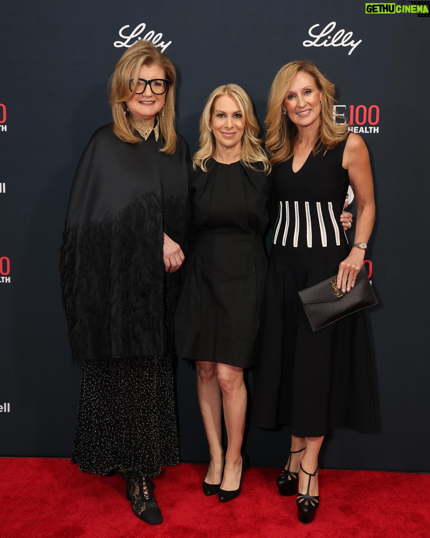 Arianna Huffington Instagram - Loved celebrating the TIME100 Health list of the most influential people in health. It’s an amazing group of scientists, doctors, researchers, business leaders, and policy makers. I loved joining @jenoleksiw, Global Chief Customer Officer of the event’s sponsor, @elilillyco (which had two people on the list: CEO Dave Ricks, and Chief Scientific Officer Dr. Daniel Skovronsky), and @JessicaSibley, CEO of @TIME, to celebrate the pioneers at the forefront of big changes in the healthcare industry. Such a great panel with @HalleBerry, geneticist Marlena Fejzo and Dr. Skovronsky about the importance of investing in women’s health — which, as Dr. Skovronsky emphasized, includes Alzheimer’s, as two thirds of Alzheimer’s patients are women. There’s no shortage of headlines about the many crises facing healthcare systems around the world, so it was great to contribute to the selection of this year’s list and put the spotlight on so many innovative people who are dedicated to meeting those challenges. #TIME100