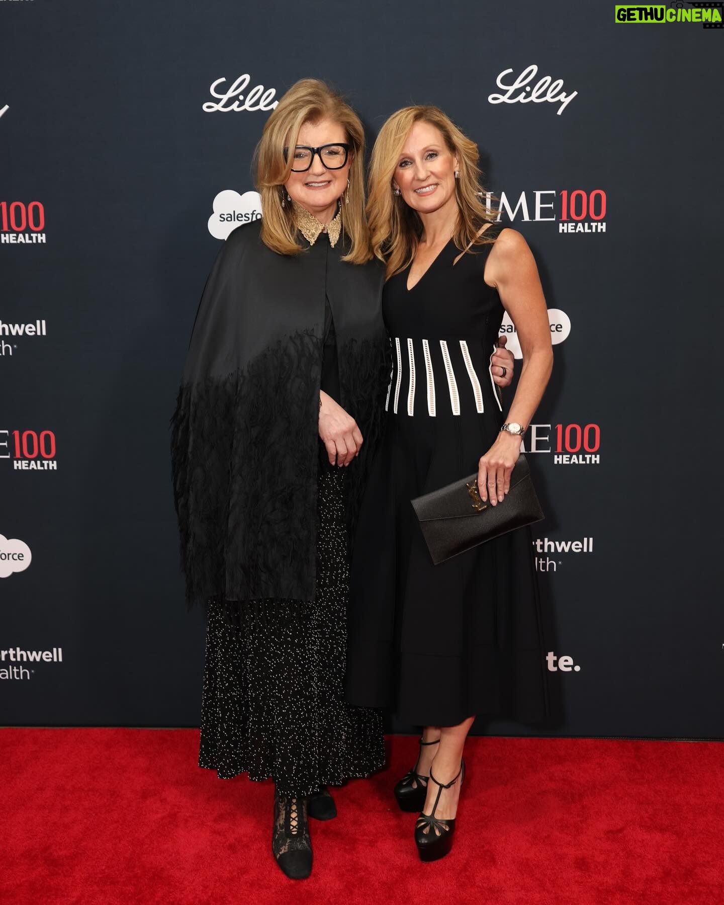 Arianna Huffington Instagram - Loved celebrating the TIME100 Health list of the most influential people in health. It’s an amazing group of scientists, doctors, researchers, business leaders, and policy makers. I loved joining @jenoleksiw, Global Chief Customer Officer of the event’s sponsor, @elilillyco (which had two people on the list: CEO Dave Ricks, and Chief Scientific Officer Dr. Daniel Skovronsky), and @JessicaSibley, CEO of @TIME, to celebrate the pioneers at the forefront of big changes in the healthcare industry. Such a great panel with @HalleBerry, geneticist Marlena Fejzo and Dr. Skovronsky about the importance of investing in women’s health — which, as Dr. Skovronsky emphasized, includes Alzheimer’s, as two thirds of Alzheimer’s patients are women. There’s no shortage of headlines about the many crises facing healthcare systems around the world, so it was great to contribute to the selection of this year’s list and put the spotlight on so many innovative people who are dedicated to meeting those challenges. #TIME100