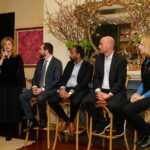 Arianna Huffington Instagram - Thank you to @deanbaccarelli and the brilliant environmental health faculty – Kari Nadeau, Joseph Allen, Gaurab Basu, and Caleb Dresser MD MPH – from the Harvard T.H. Chan School of Public Health, for joining me for an evening of inspiring conversation at my home in New York. What I love about the School, which came through so clearly during the evening, is their commitment not just to cutting-edge research but to translating that research into action that can make a real difference in people’s lives. Dr. Joe Allen, who’s the founder of the Healthy Buildings Program at @harvardchansph, spoke about how important to our health is indoor air quality and how deeply connected it is to outdoor air quality — something that’s never been more relevant when climate change, wildfires, and heat waves are impacting air quality around the world. So if your building has a HVAC filter, that’s a good thing. As Dr. Allen put it, “Buildings are critical to our health — your building manager may have more impact on your health outcomes than your doctor.” The spirit of the evening was summed up by Dr. Gaurab Basu: “Health is about seeing people’s humanity, about taking care of each other. In order for us to truly be successful in our work, you have to marry science with the human face of this work.” . . . #Health #Wellbeing #Science #Impact #ClimateChange #HarvardChan