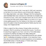 Arianna Huffington Instagram –