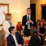 Arianna Huffington Instagram - Thank you to @deanbaccarelli and the brilliant environmental health faculty – Kari Nadeau, Joseph Allen, Gaurab Basu, and Caleb Dresser MD MPH – from the Harvard T.H. Chan School of Public Health, for joining me for an evening of inspiring conversation at my home in New York. What I love about the School, which came through so clearly during the evening, is their commitment not just to cutting-edge research but to translating that research into action that can make a real difference in people’s lives. Dr. Joe Allen, who’s the founder of the Healthy Buildings Program at @harvardchansph, spoke about how important to our health is indoor air quality and how deeply connected it is to outdoor air quality — something that’s never been more relevant when climate change, wildfires, and heat waves are impacting air quality around the world. So if your building has a HVAC filter, that’s a good thing. As Dr. Allen put it, “Buildings are critical to our health — your building manager may have more impact on your health outcomes than your doctor.” The spirit of the evening was summed up by Dr. Gaurab Basu: “Health is about seeing people’s humanity, about taking care of each other. In order for us to truly be successful in our work, you have to marry science with the human face of this work.” . . . #Health #Wellbeing #Science #Impact #ClimateChange #HarvardChan