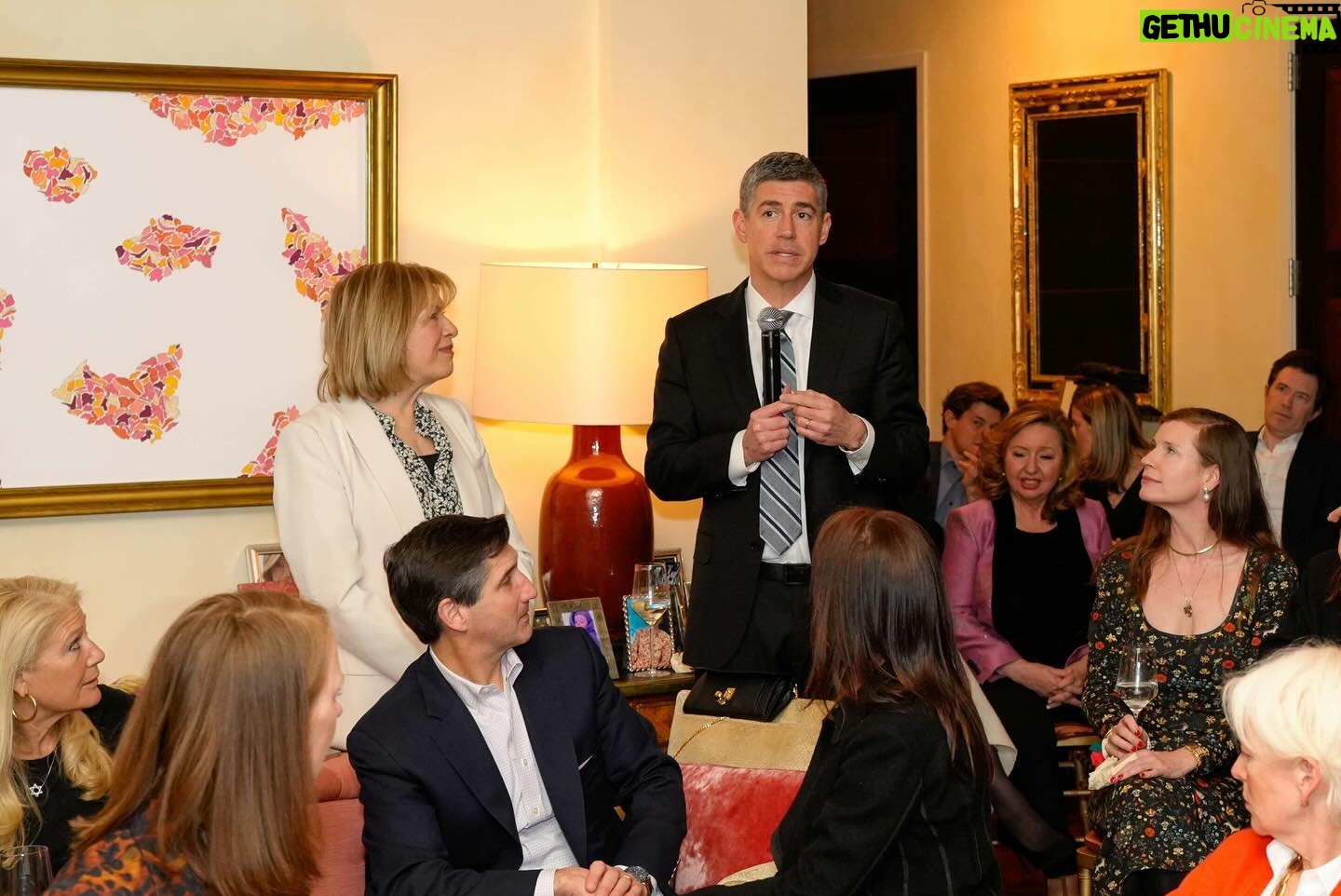 Arianna Huffington Instagram - Thank you to @deanbaccarelli and the brilliant environmental health faculty – Kari Nadeau, Joseph Allen, Gaurab Basu, and Caleb Dresser MD MPH – from the Harvard T.H. Chan School of Public Health, for joining me for an evening of inspiring conversation at my home in New York. What I love about the School, which came through so clearly during the evening, is their commitment not just to cutting-edge research but to translating that research into action that can make a real difference in people’s lives. Dr. Joe Allen, who’s the founder of the Healthy Buildings Program at @harvardchansph, spoke about how important to our health is indoor air quality and how deeply connected it is to outdoor air quality — something that’s never been more relevant when climate change, wildfires, and heat waves are impacting air quality around the world. So if your building has a HVAC filter, that’s a good thing. As Dr. Allen put it, “Buildings are critical to our health — your building manager may have more impact on your health outcomes than your doctor.” The spirit of the evening was summed up by Dr. Gaurab Basu: “Health is about seeing people’s humanity, about taking care of each other. In order for us to truly be successful in our work, you have to marry science with the human face of this work.” . . . #Health #Wellbeing #Science #Impact #ClimateChange #HarvardChan