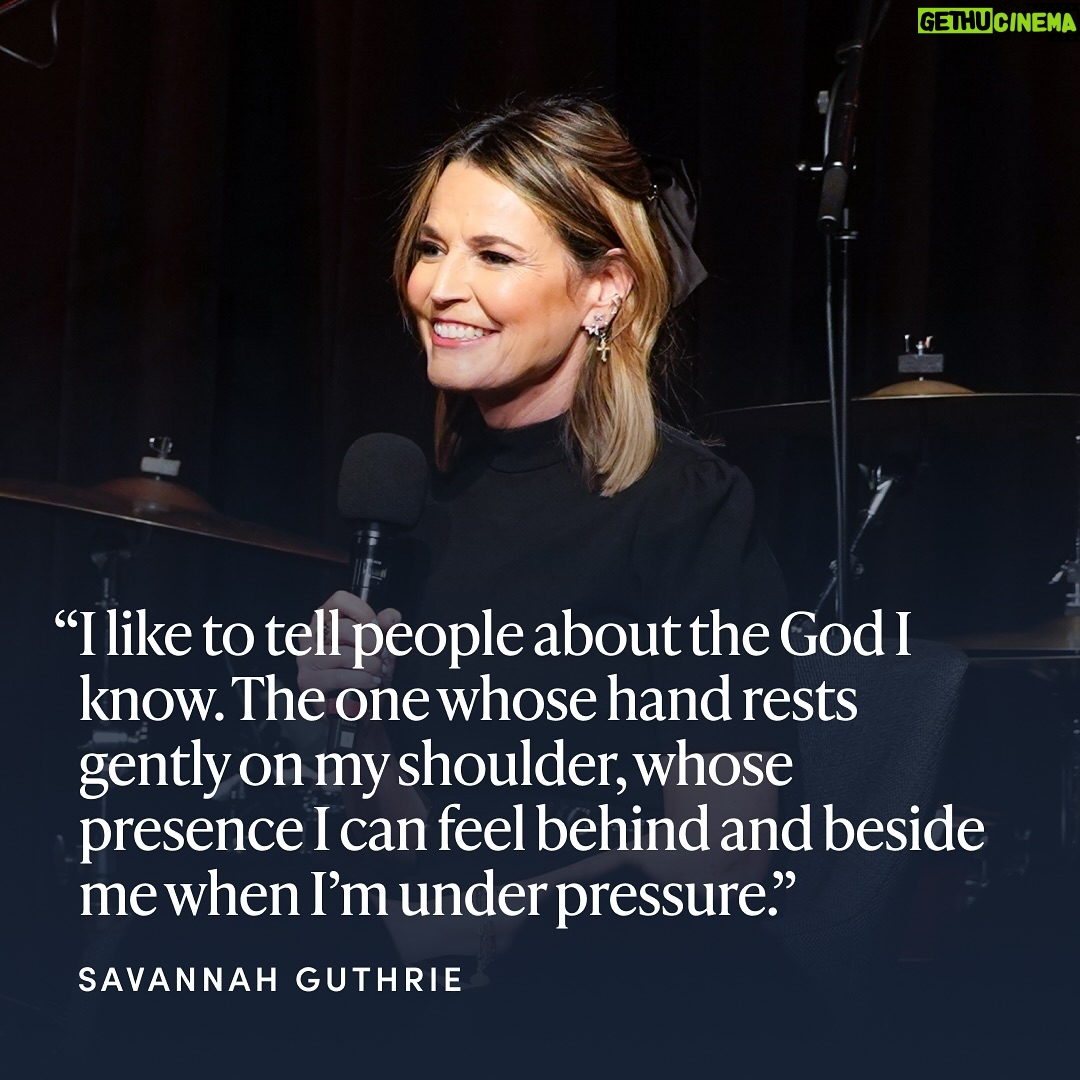 Arianna Huffington - 3.7K Likes - Just finished reading @SavannahGuthrie’s beautiful new book, “Mostly What God Does: Reflections on Seeking and Finding His Love Everywhere,” and couldn’t wait to get copies for my daughters and everyone I love. So real and authentic… like having a conversation with her over a cup of coffee. It’s a series of essays about her own spiritual life and six core themes of faith: love, presence, grace, hope, gratitude, and purpose.
As Savannah writes, “I have just this one life, and it is certainly not an example to hold up for others or a monument to great righteousness or faith. It’s just a life of a person who has felt the love of God and been saved by it, over and over and over again...
I like to tell people about the God I know. The one whose hand rests gently on my shoulder, whose presence I can feel behind and beside me when I’m under pressure. The one whose persistent but kind nudging can prod me into perspective, whose forbearance and tenderness can coax me into change. The one who surprises and delights me with the imagination of his creation and the beautiful potential of his humanity. The one who melts me with unexpected favor and unmerited generosity. The one who holds me firmly and purposefully, when the weight of my disappointments and setbacks threatens to crush.”
