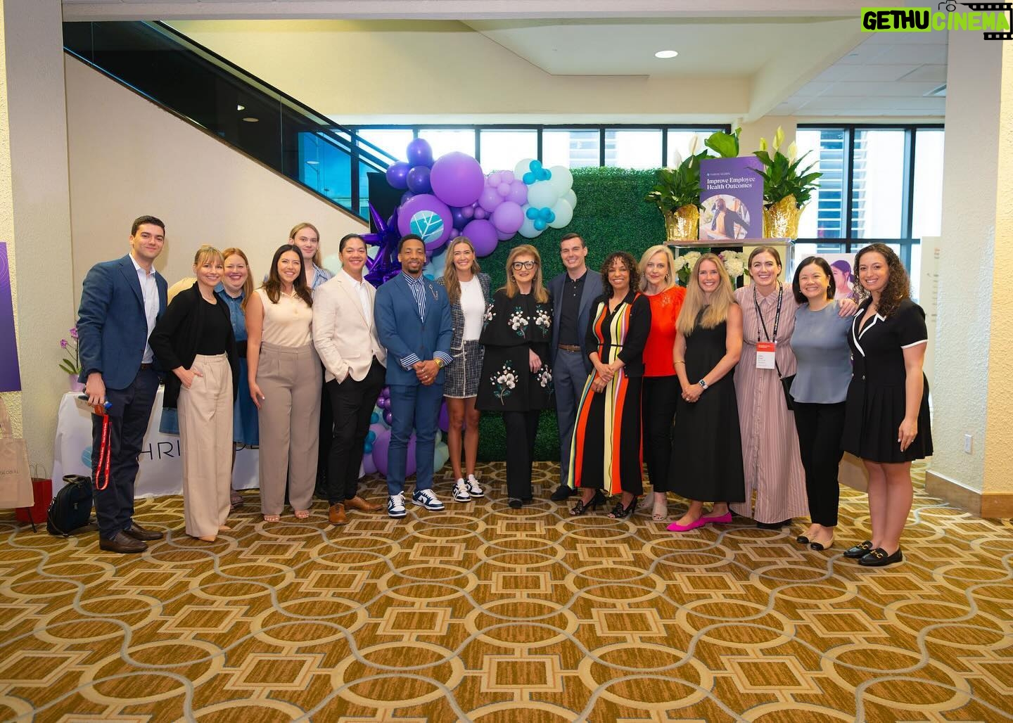 Arianna Huffington Instagram - Loved being back at the @gptw_us For All Summit, this time in New Orleans, where I shared the stage with @Synchrony CHRO DJ Casto and @DesignObserver editor-in-chief Ellen McGirt. And I got to wear my favorite cape – which is now in rotation as an official repeat – to cover my arm sling (while my broken shoulder heals). The topic was “Why Investing in Well-being Is a Productivity Multiplier.” And what DJ is doing at Synchrony is a great example, including bringing @Thrive Global to support both their frontline associates and their corporate associates. My favorite stat is that 78% of their contact center agents would rather have a 60-second Reset fed to them in moments of stress than be given a five minute break! And of course, to create thriving workplaces that use well-being to drive productivity, it has to start at the top. As DJ said, “We don’t believe you can lead well if you aren’t well.” #ForAllSummit2024 . . . #GreatPlaceToWork #GPTWCertified #ThriveGlobal #Health #Wellbeing #NewOrleans #HiltonRiverside