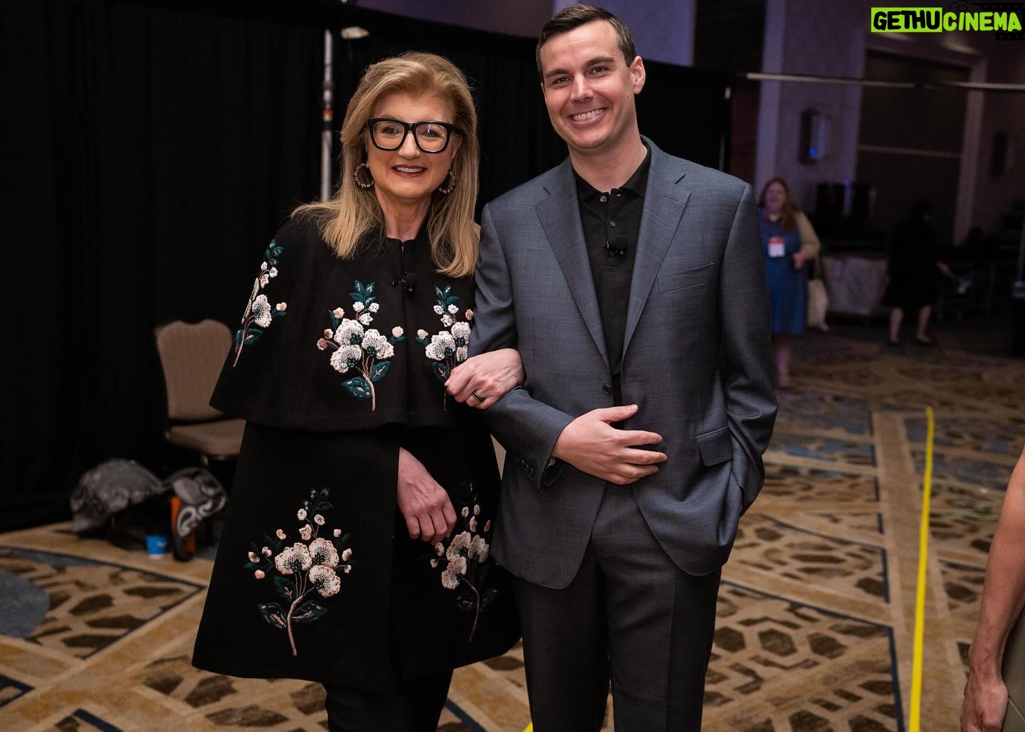 Arianna Huffington Instagram - Loved being back at the @gptw_us For All Summit, this time in New Orleans, where I shared the stage with @Synchrony CHRO DJ Casto and @DesignObserver editor-in-chief Ellen McGirt. And I got to wear my favorite cape – which is now in rotation as an official repeat – to cover my arm sling (while my broken shoulder heals). The topic was “Why Investing in Well-being Is a Productivity Multiplier.” And what DJ is doing at Synchrony is a great example, including bringing @Thrive Global to support both their frontline associates and their corporate associates. My favorite stat is that 78% of their contact center agents would rather have a 60-second Reset fed to them in moments of stress than be given a five minute break! And of course, to create thriving workplaces that use well-being to drive productivity, it has to start at the top. As DJ said, “We don’t believe you can lead well if you aren’t well.” #ForAllSummit2024 . . . #GreatPlaceToWork #GPTWCertified #ThriveGlobal #Health #Wellbeing #NewOrleans #HiltonRiverside
