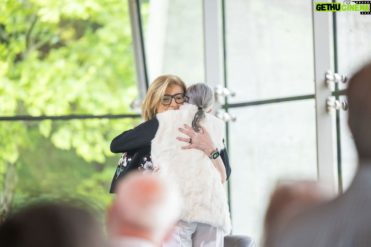 Arianna Huffington Instagram - I so loved my time in Bentonville and especially my conversation with Alice Walton to close the Crystal Bridges Wellness Festival, brilliantly moderated by Rod Bigelow. The topic was something we’re all passionate about: art, medicine, health and well-being. Alice’s vision for how we need to broaden our idea of healthcare is exemplified on the museum’s grounds where she is building the Heartland Whole Health Institute and the Alice L. Walton School of Medicine. Together, these institutions will have a transformative impact, and I can’t wait to return.