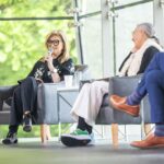 Arianna Huffington Instagram - I so loved my time in Bentonville and especially my conversation with Alice Walton to close the Crystal Bridges Wellness Festival, brilliantly moderated by Rod Bigelow. The topic was something we’re all passionate about: art, medicine, health and well-being. Alice’s vision for how we need to broaden our idea of healthcare is exemplified on the museum’s grounds where she is building the Heartland Whole Health Institute and the Alice L. Walton School of Medicine. Together, these institutions will have a transformative impact, and I can’t wait to return.