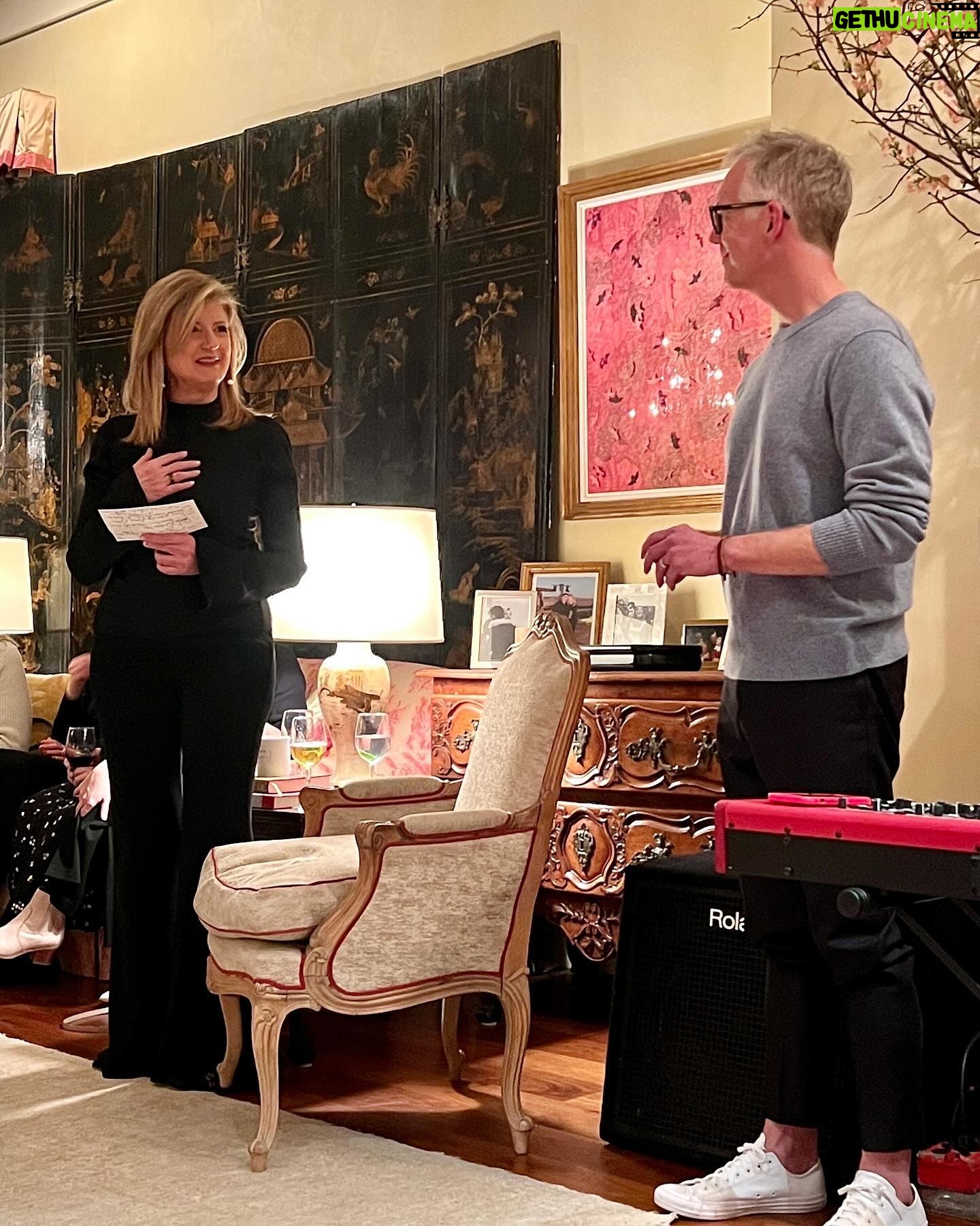 Arianna Huffington Instagram - Had an amazing go-to-market kickoff at our offsite at @Thrive Global in NYC. We ended each night with something special to bring the team together: first, the team gathered for dinner at my home, where we were treated to a captivating musical performance by world-renowned pianist and composer @ChadLawson, and day two concluded with team bowling and dinner! Throughout our time together, we focused on some important themes: Reflecting on new beginnings: Embracing the fresh start each month offers, we entered the new fiscal year with gratitude for our incredible team and our shared commitment to Thrive’s mission. Emphasizing open communication: We highlighted our core cultural value of using compassionate directness to resolve issues and nurture healthy relationships. The team knows that my door (and phone line) is always open. Expanding opportunities: Success isn’t just about reaching goals, it’s about building on our momentum. With exciting partnerships on the horizon, we’re poised to scale our impact even more in the coming year. Gratitude for our team: Each Thriver brings passion and dedication to our mission every day. I’m excited for another year of growth, collaboration, and thriving together! . . . #ThriveGlobal #Teamwork #GTM #GotoMarket #Technology #Health #Wellbeing #Team #Offsite