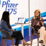 Arianna Huffington Instagram - It was great to speak at Pfizer HQ in Hudson Yards to mark Mental Health Awareness Month, with @pfizerinc Chief People Officer @PayalSahni, Chief Global Supply Officer Mike McDermott and Dr. Amit Sood, of Thrive’s Scientific Advisory Board and creator of the Resilient Option program and executive director of the Global Center for Resiliency and Well-being. Our conversation centered on the importance of belonging and inclusion, which is critical to our well-being and one of the reasons why connection is one of @Thrive Global’s core five behaviors — along with sleep, food, movement, and stress management. All of these are interconnected, and we need to prioritize them if we’re going to avoid burnout and drive a culture of belonging and inclusion. Many thanks to Vanessa McGowan and @yolandemmorris for bringing us all together and to Global Chief DEI Officer @ramcessj and Director of Occupational Health and Wellness Nicole Shaffer for the warm welcome. #PfizerProud