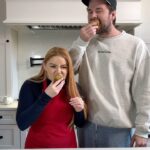 Ariel Winter Instagram - Sneaking veggies into recipes that taste like dessert is my vibe. Luke & I both like these muffins better without chocolate chips, but you can totally add them in if you prefer! Recipe below, let me know if you try these :) Zucchini Walnut Muffins— 2 Zucchini - grated 1.5 cups flour 1/2 tsp baking powder 1/2 tsp baking soda 1/2 tsp sea salt 1 tsp ground cinnamon 1/2 tsp nutmeg 1/2 cup olive oil 1 egg 3/4c white sugar 2tbsp milk 1/5tsp vanilla extract Walnuts! Optional choccy chips (didn’t like) My batter only made 9 muffins because I like puffy muffins but I liked the aesthetic of showing all the cute colored muffin liners in the pan :) Preheat oven to 375 & prep muffin pans (I’m using my new ones from @caraway_home - obsessed!😍) Wash and dry zucchini. Next, grate zucchini & squeeze to remove excess water from your grated zucchini before adding to bowl. In a medium bowl whisk flour, baking powder, baking soda, salt, cinnamon & nutmeg until combined. In a small bowl mix egg, oil, sugar, milk & vanilla. Add wet mixture to the flour mixture and whisk until combined. Once combined, fold in walnuts and chocolate chips (if using). Use an ice cream scooper to scoop batter into your muffin liners. Add some more walnuts on top and then put in the oven to bake for 20-25 minutes or until a toothpick inserted into the center comes out clean. Enjoy! #zucchinimuffins #zucchini #springrecipes