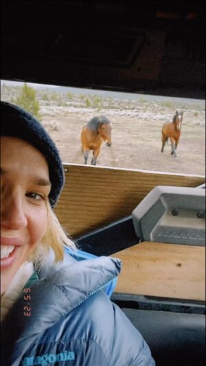 Arielle Kebbel Instagram - so much to say and share about @skydogsanctuary in Oregon … for now… meet the most handsome boys Jonny Cash   Jack Sparrow. @thismustanglife we have a type Tay Tay gets it 

•

#skydog #sanctuary #rescuehorse #savewildmustangs #wildmustang #wildhorses #oregon #taytay #taylorswift #timmcgraw #jacksparrow #jonnycash