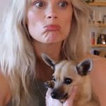Arielle Vandenberg Instagram - When the dogs more important…🐶❤️ #dog #puppylove #chihuahua