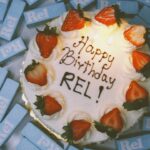 Arielle Vandenberg Instagram - I can’t believe my little @relbeauty is 2 years old!!! Thank you for all of your continued support of my brand! I love working hard on it and I can’t wait to watch it grow!! ❤️🥹