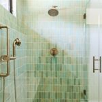 Arielle Vandenberg Instagram - Ooo La La @janaroach and I designed this bathroom together and it turned out sooooo 🔥 I needed to show it off! And @riadtile you are the prettiest thing I’ve ever seen! 😮‍💨