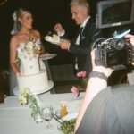 Arielle Vandenberg Instagram - These are all photos from disposable cameras we put out on the dinner tables at our wedding! This might have been my favorite idea that we did! Because look how fun they turned out! Love all these moments! The fact that all my friends were little photographers at my wedding make these photos that much more special. 🥹