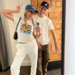 Arielle Vandenberg Instagram - Birthday Month Recap!🎈 @mattcutshall took me to Ojai and I had the dreamiest horsiest birthday there ever was!! 😍🥹😍 And a surprise din din with some besties? My hubby knows how to do it! 😍 Felt so loved!